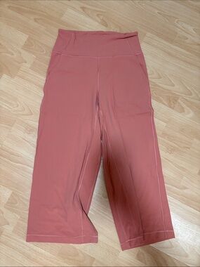lululemon athletica Cropped Wide-Leg Pants in Dusty Rose
